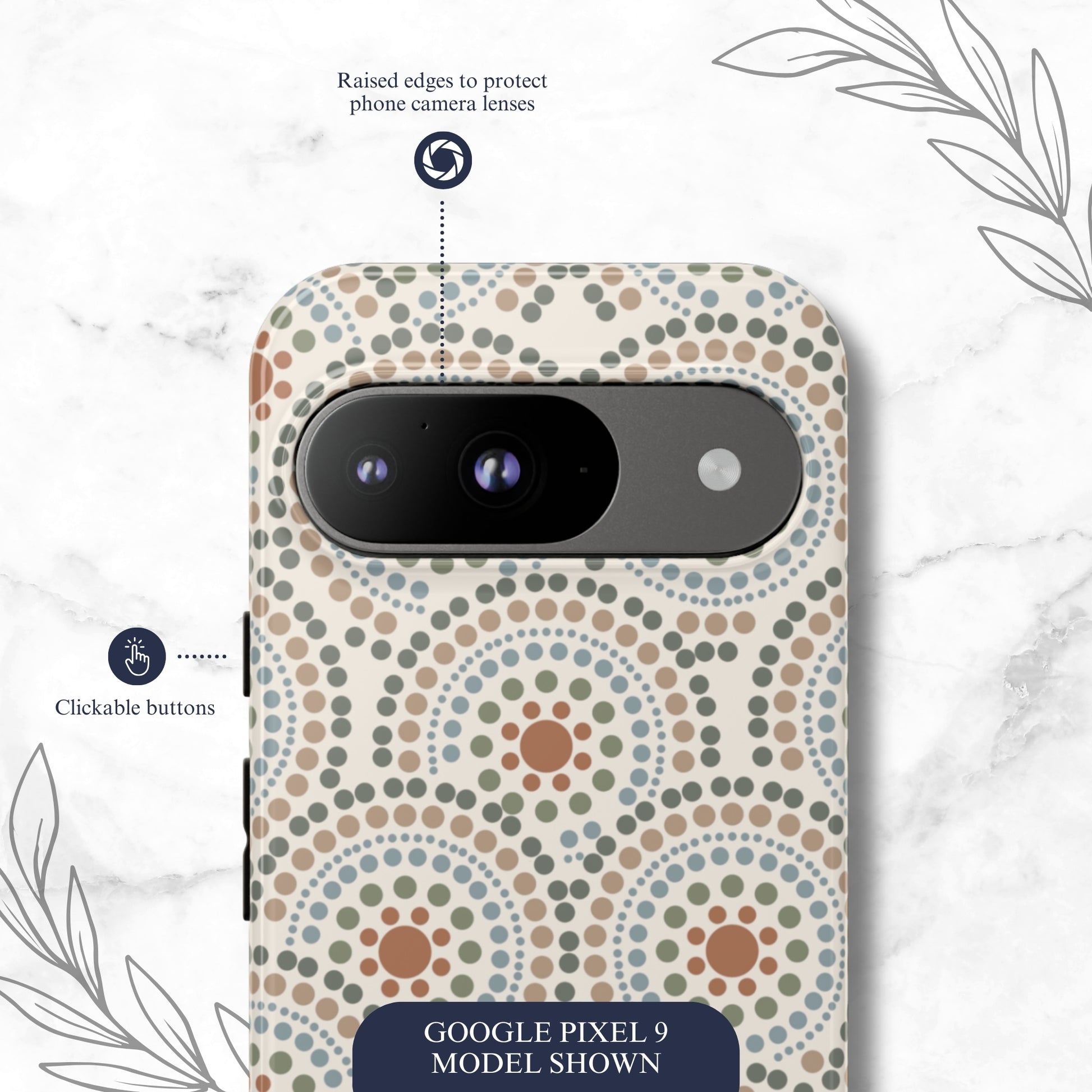Mandala Rhythm - Google Pixel Case Phone Case-aesthetic phone case-shockproof phone case-cute phone case-designer phone case-elegant phone case-luxury phone case-phone accessories-fashion accessory