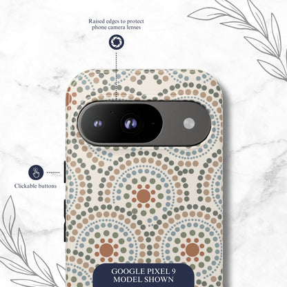 Mandala Rhythm - Google Pixel Case Phone Case-aesthetic phone case-shockproof phone case-cute phone case-designer phone case-elegant phone case-luxury phone case-phone accessories-fashion accessory