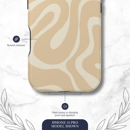 Caramel Twist - Magsafe iPhone Case Phone Case-aesthetic phone case-shockproof phone case-cute phone case-designer phone case-elegant phone case-luxury phone case-phone accessories-fashion accessory