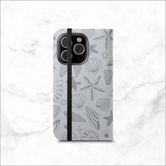Washed Away - iPhone Flip Case Wallet, Leather Folio Case Phone Case-aesthetic phone case-shockproof phone case-cute phone case-designer phone case-elegant phone case-luxury phone case-phone accessories-fashion accessory