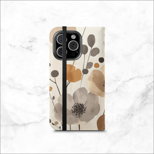 Terranova - iPhone Flip Case Wallet, Leather Folio Case Phone Case-aesthetic phone case-shockproof phone case-cute phone case-designer phone case-elegant phone case-luxury phone case-phone accessories-fashion accessory