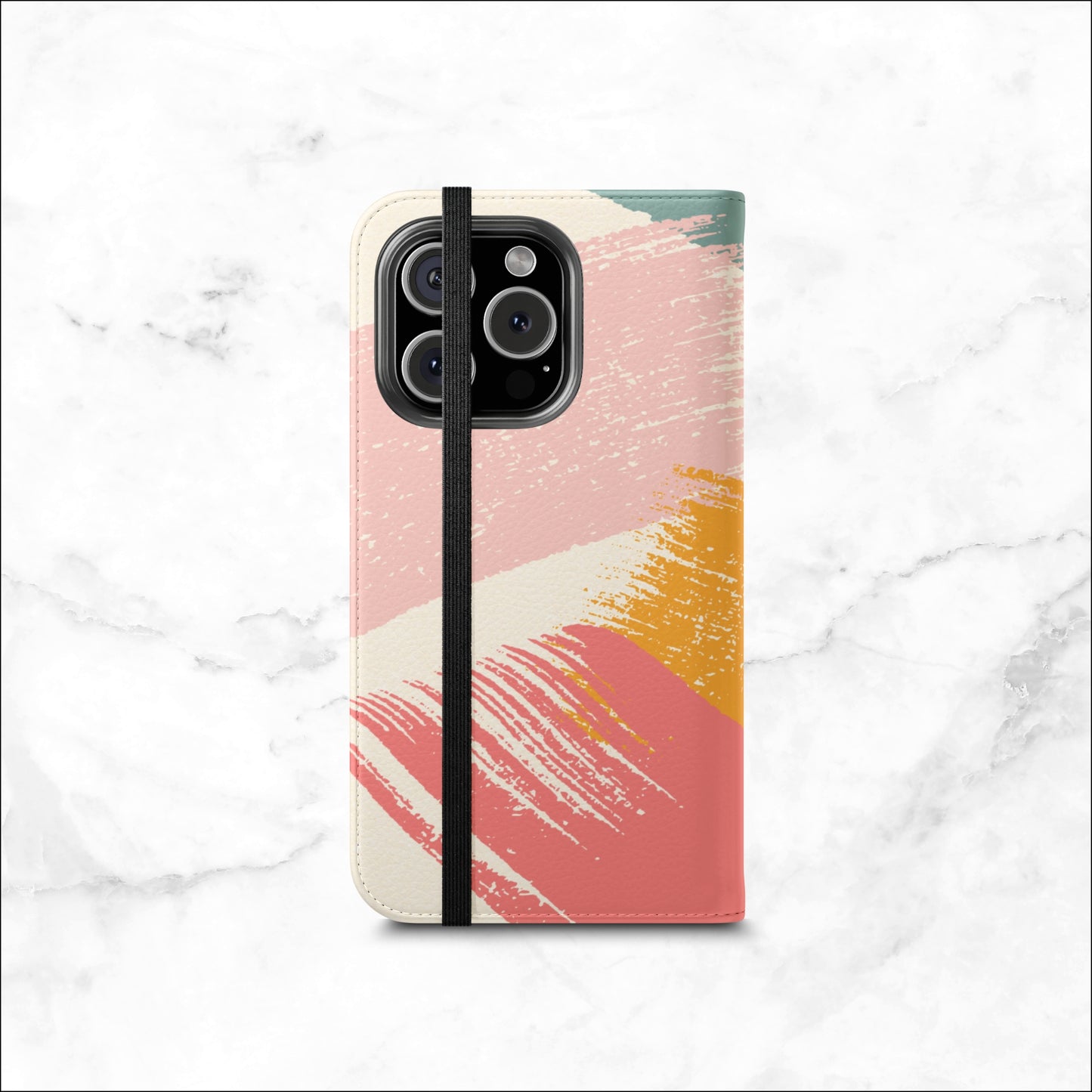 Cotton Candy - iPhone Flip Case Wallet, Leather Folio Case Phone Case-aesthetic phone case-shockproof phone case-cute phone case-designer phone case-elegant phone case-luxury phone case-phone accessories-fashion accessory