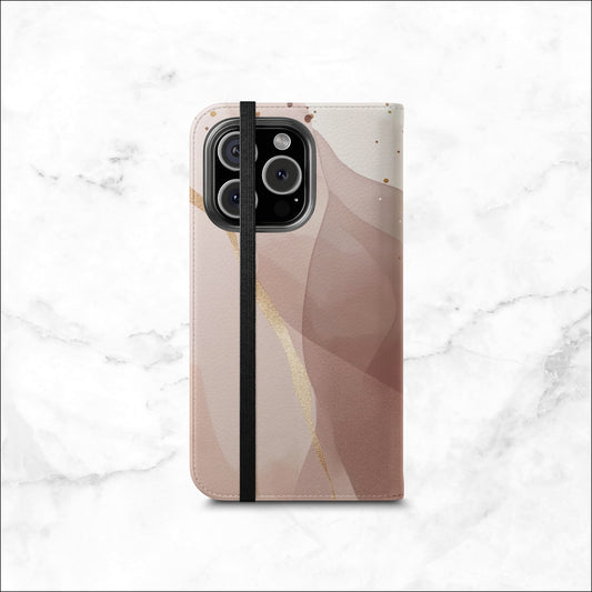 Mirage - iPhone Flip Case Wallet, Leather Folio Case Phone Case-aesthetic phone case-shockproof phone case-cute phone case-designer phone case-elegant phone case-luxury phone case-phone accessories-fashion accessory