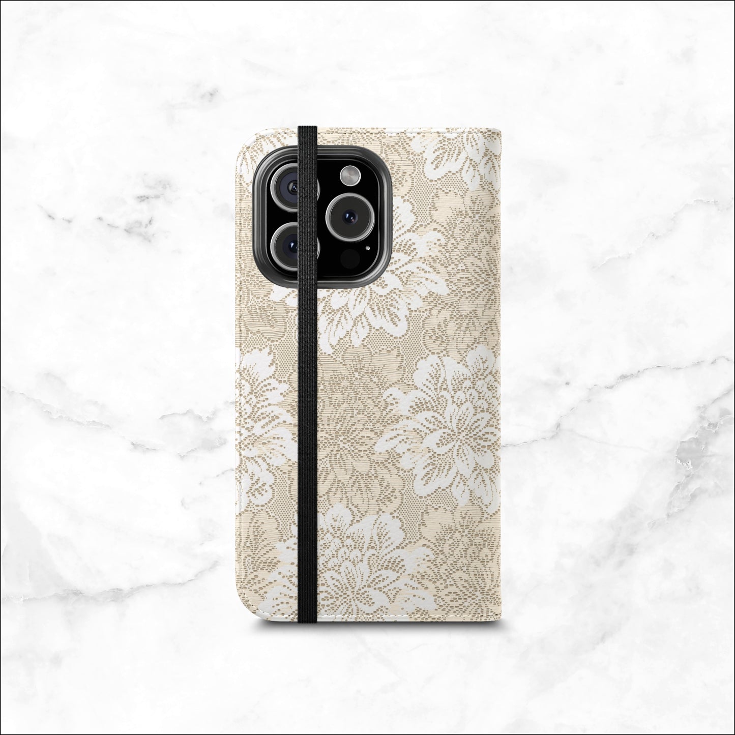 Keepsake Lace - iPhone Flip Case Wallet, Leather Folio Case Phone Case-aesthetic phone case-shockproof phone case-cute phone case-designer phone case-elegant phone case-luxury phone case-phone accessories-fashion accessory