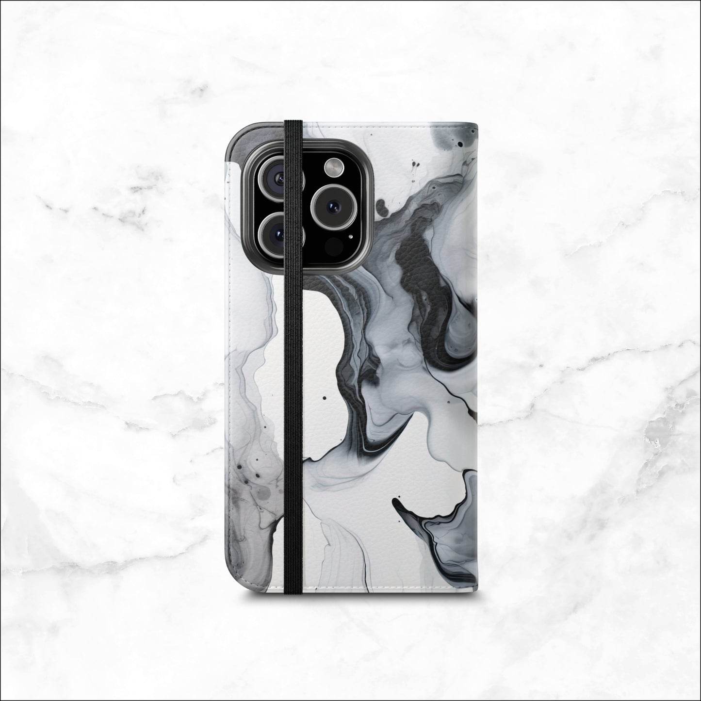 Cascade - iPhone Flip Case Wallet, Leather Folio Case Phone Case-aesthetic phone case-shockproof phone case-cute phone case-designer phone case-elegant phone case-luxury phone case-phone accessories-fashion accessory