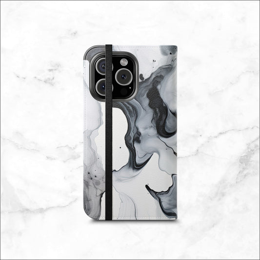 Cascade - iPhone Flip Case Wallet, Leather Folio Case Phone Case-aesthetic phone case-shockproof phone case-cute phone case-designer phone case-elegant phone case-luxury phone case-phone accessories-fashion accessory
