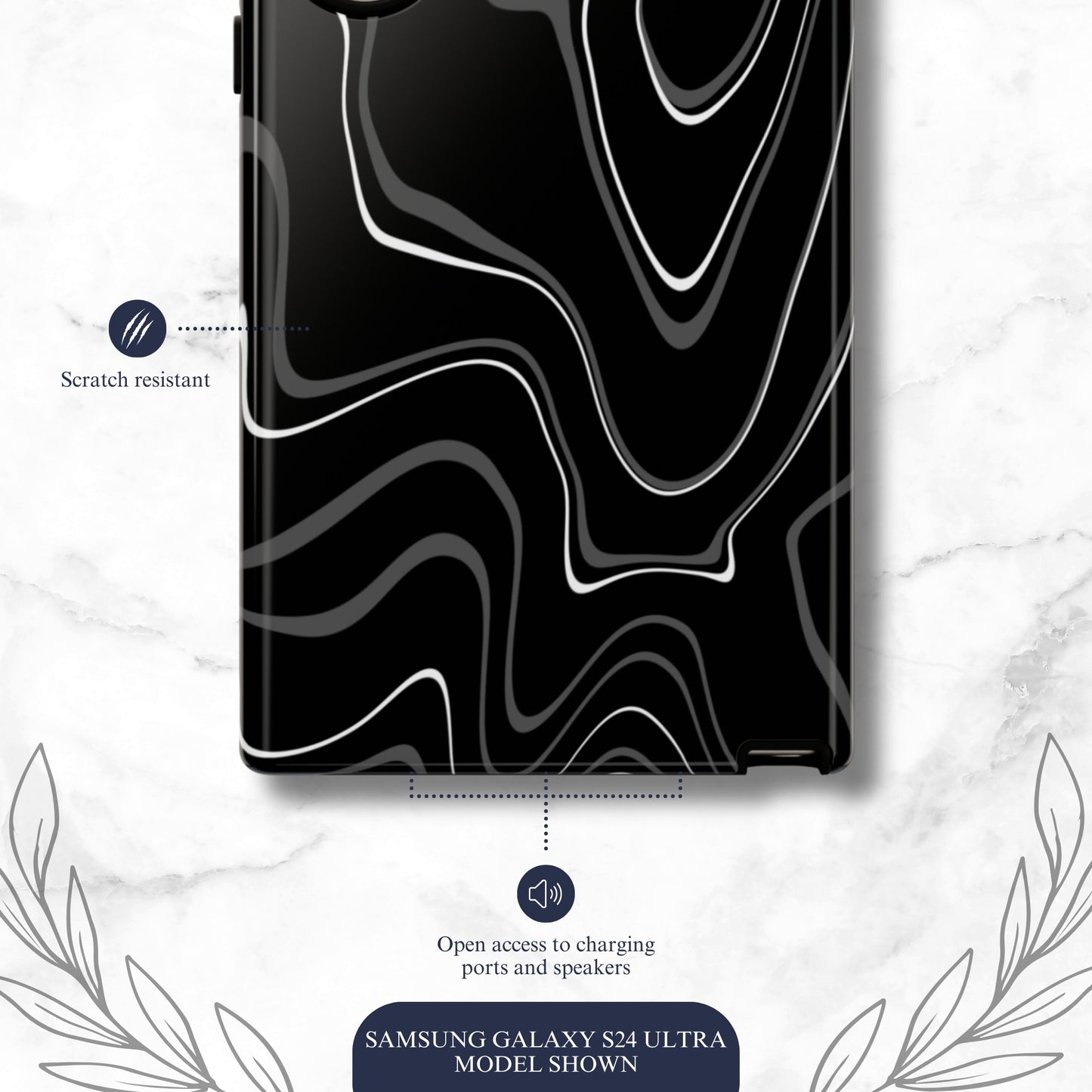 Night Threads - Samsung Galaxy Case Phone Case-aesthetic phone case-shockproof phone case-cute phone case-designer phone case-elegant phone case-luxury phone case-phone accessories-fashion accessory