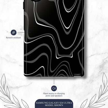 Night Threads - Samsung Galaxy Case Phone Case-aesthetic phone case-shockproof phone case-cute phone case-designer phone case-elegant phone case-luxury phone case-phone accessories-fashion accessory