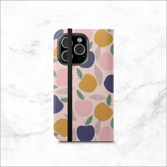 Sunday Market - iPhone Flip Case Wallet, Leather Folio Case Phone Case-aesthetic phone case-shockproof phone case-cute phone case-designer phone case-elegant phone case-luxury phone case-phone accessories-fashion accessory