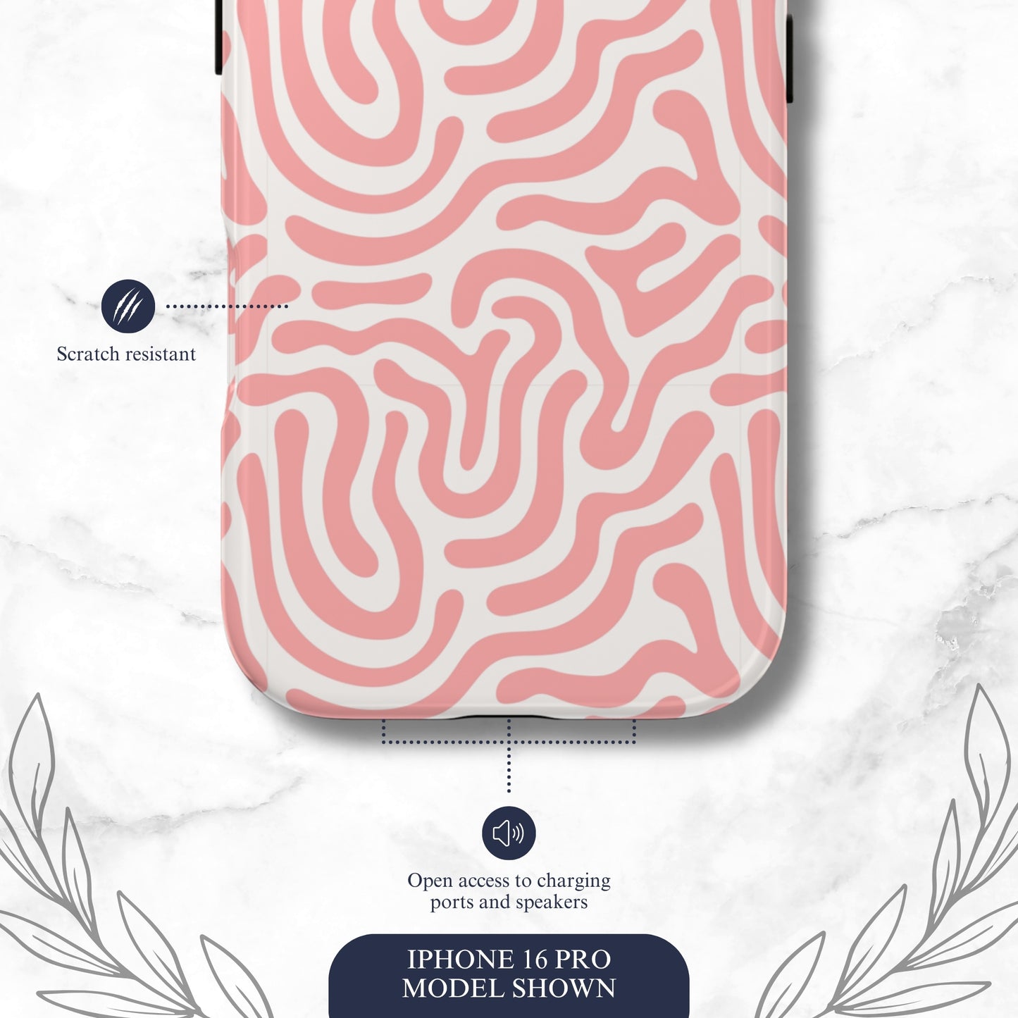 Strawberry Sundae - iPhone Case Phone Case-aesthetic phone case-shockproof phone case-cute phone case-designer phone case-elegant phone case-luxury phone case-phone accessories-fashion accessory