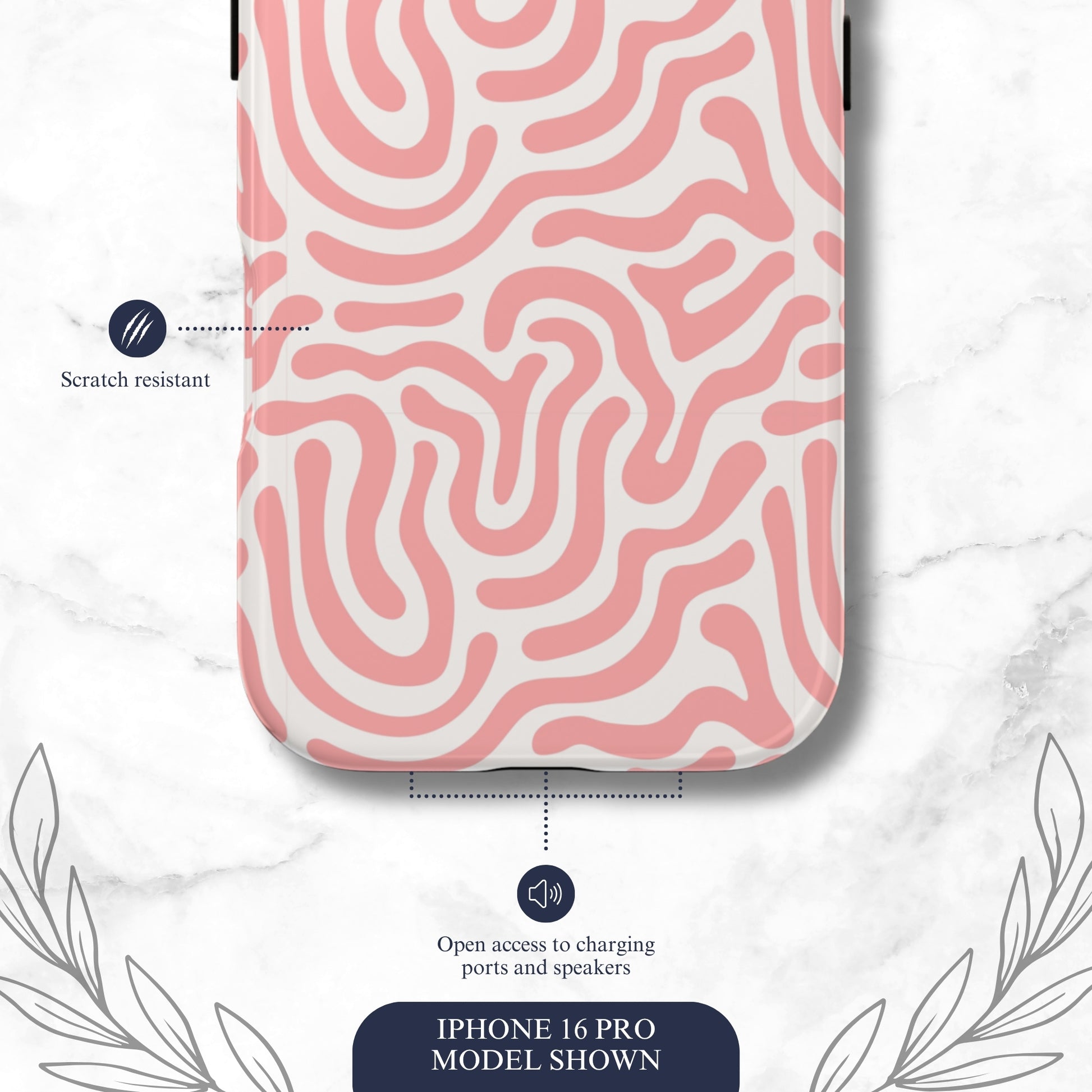 Strawberry Sundae - iPhone Case Phone Case-aesthetic phone case-shockproof phone case-cute phone case-designer phone case-elegant phone case-luxury phone case-phone accessories-fashion accessory