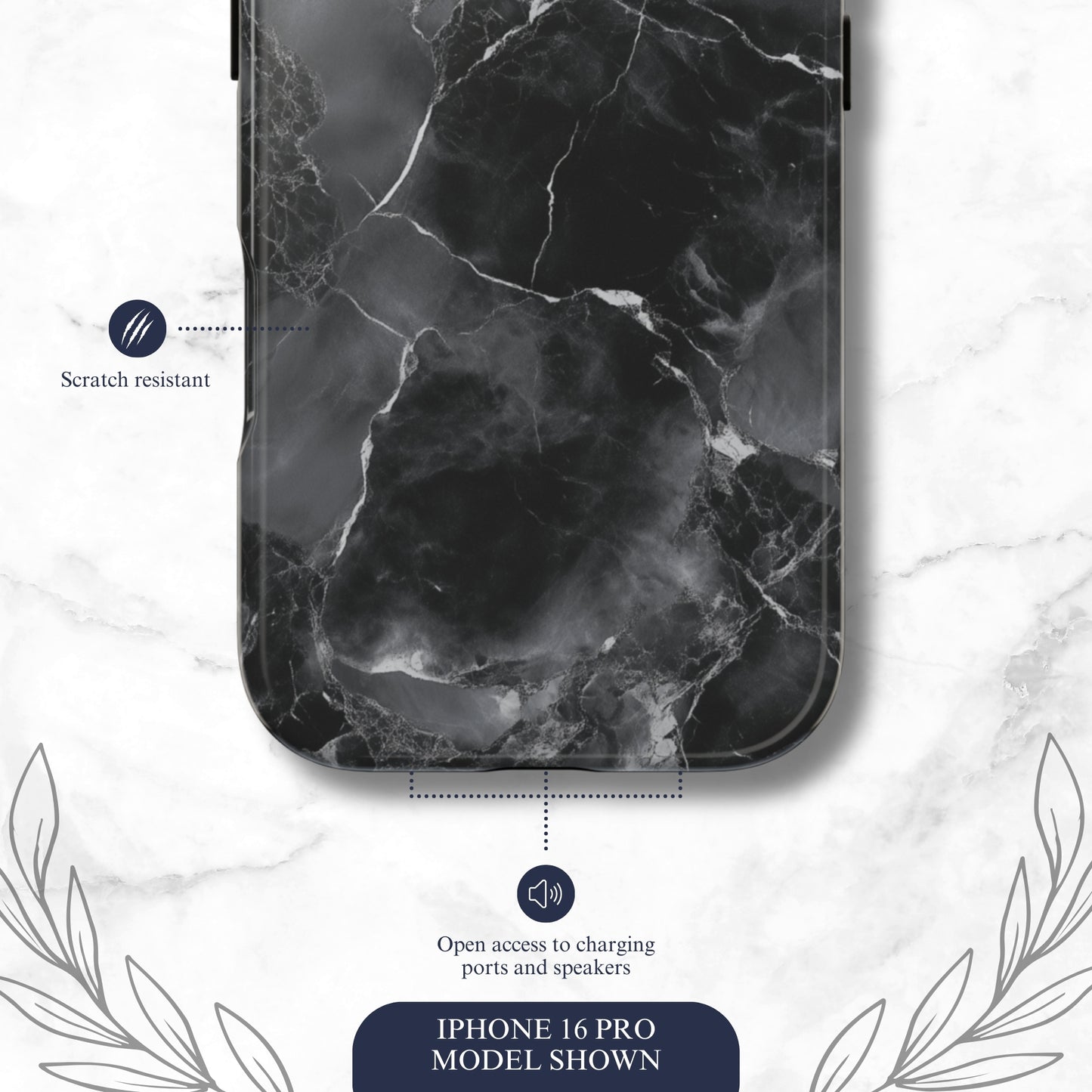 Obsidian - iPhone Case Phone Case-aesthetic phone case-shockproof phone case-cute phone case-designer phone case-elegant phone case-luxury phone case-phone accessories-fashion accessory