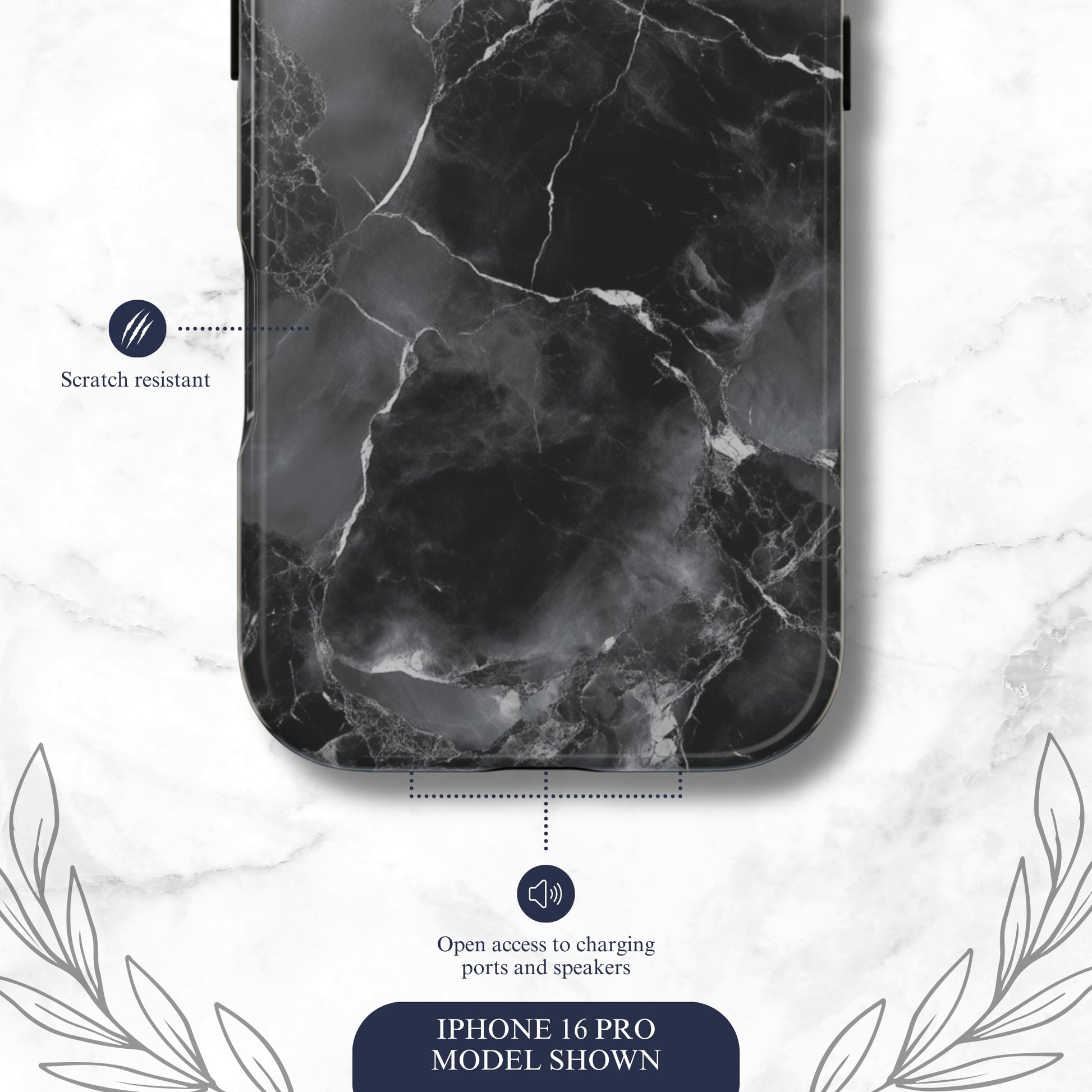Obsidian - iPhone Case Phone Case-aesthetic phone case-shockproof phone case-cute phone case-designer phone case-elegant phone case-luxury phone case-phone accessories-fashion accessory