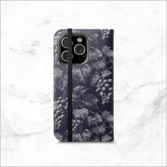 Orchard - iPhone Flip Case Wallet, Leather Folio Case Phone Case-aesthetic phone case-shockproof phone case-cute phone case-designer phone case-elegant phone case-luxury phone case-phone accessories-fashion accessory