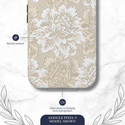 Keepsake Lace - Google Pixel Case Phone Case-aesthetic phone case-shockproof phone case-cute phone case-designer phone case-elegant phone case-luxury phone case-phone accessories-fashion accessory
