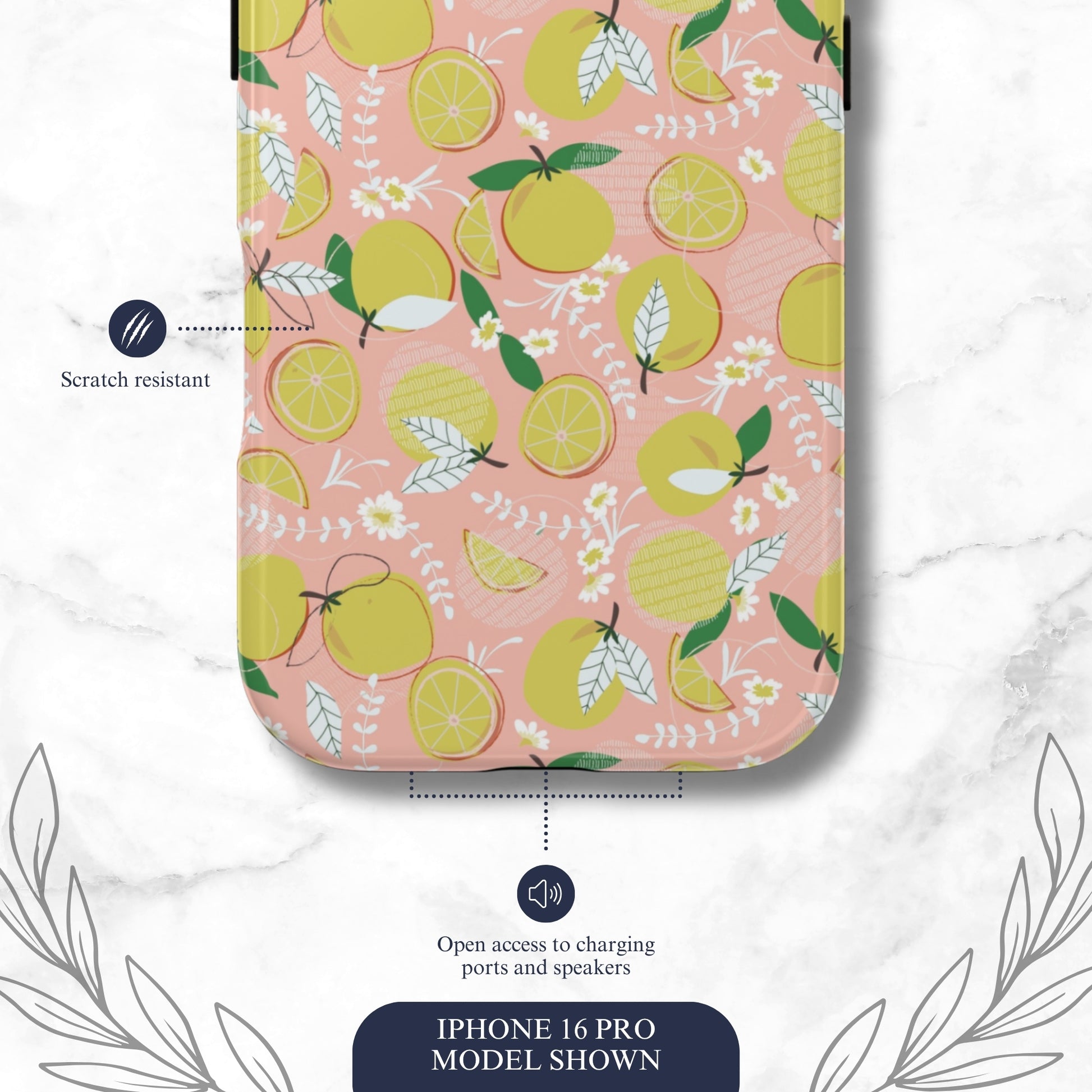 Pink Lemonade - iPhone Case Phone Case-aesthetic phone case-shockproof phone case-cute phone case-designer phone case-elegant phone case-luxury phone case-phone accessories-fashion accessory
