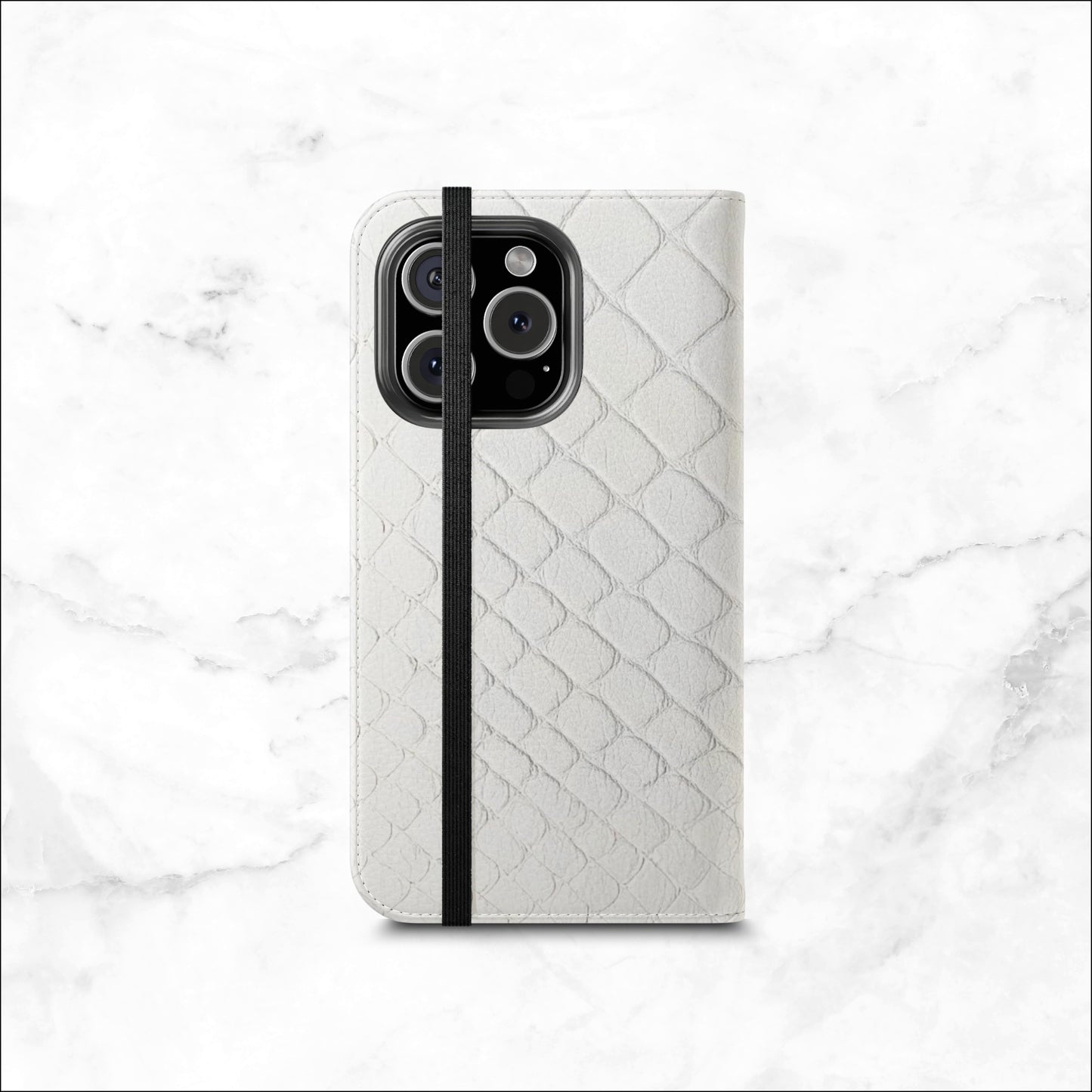 White Serpent - iPhone Flip Case Wallet, Leather Folio Case Phone Case-aesthetic phone case-shockproof phone case-cute phone case-designer phone case-elegant phone case-luxury phone case-phone accessories-fashion accessory