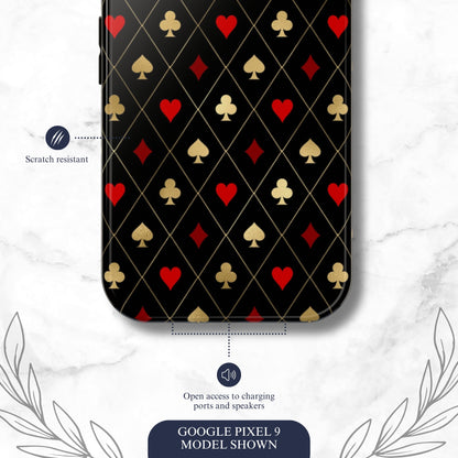 Royal Flush - Google Pixel Case Phone Case-aesthetic phone case-shockproof phone case-cute phone case-designer phone case-elegant phone case-luxury phone case-phone accessories-fashion accessory