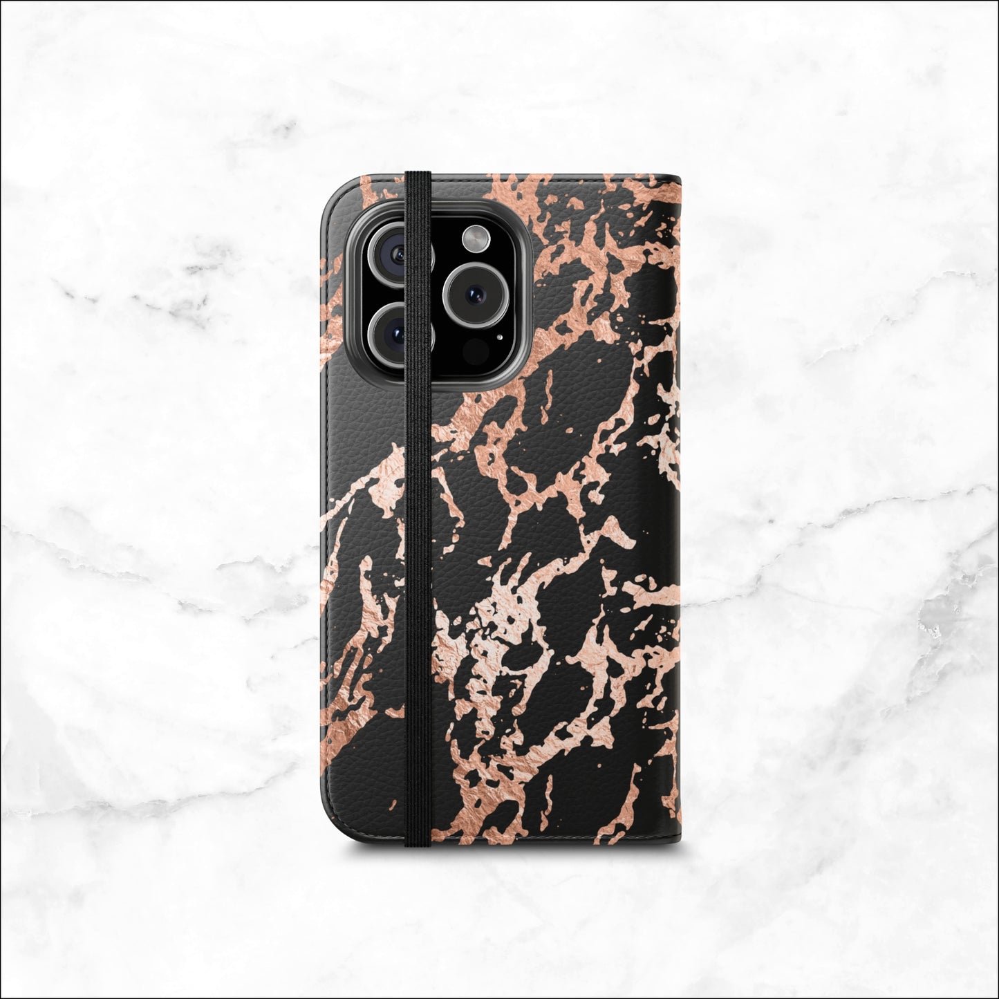 Molten Luxe - iPhone Flip Case Wallet, Leather Folio Case Phone Case-aesthetic phone case-shockproof phone case-cute phone case-designer phone case-elegant phone case-luxury phone case-phone accessories-fashion accessory