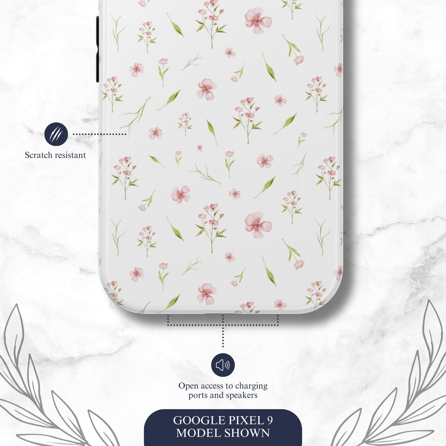 Gentle Wish - Google Pixel Case Phone Case-aesthetic phone case-shockproof phone case-cute phone case-designer phone case-elegant phone case-luxury phone case-phone accessories-fashion accessory