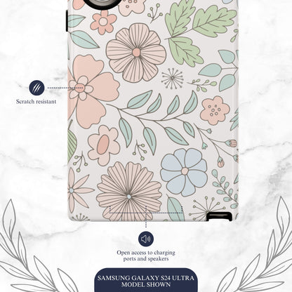 Garden Meadow - Samsung Galaxy Case Phone Case-aesthetic phone case-shockproof phone case-cute phone case-designer phone case-elegant phone case-luxury phone case-phone accessories-fashion accessory