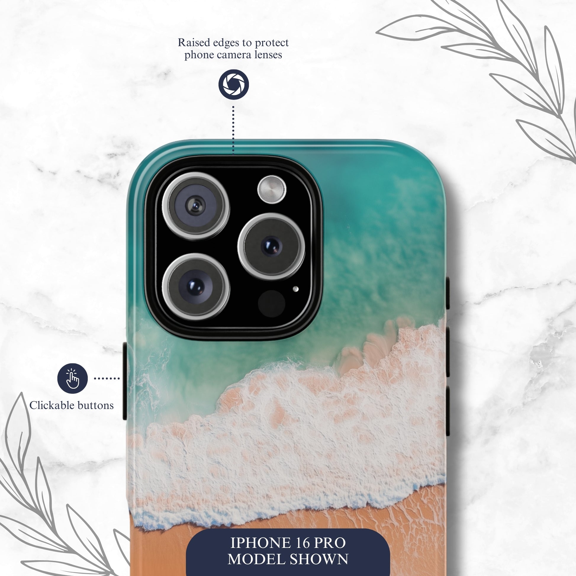 Tide - iPhone Case Phone Case-aesthetic phone case-shockproof phone case-cute phone case-designer phone case-elegant phone case-luxury phone case-phone accessories-fashion accessory