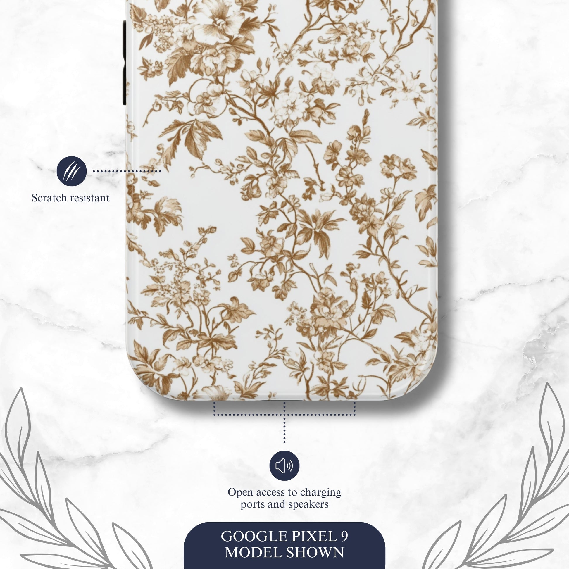 Clay Toile - Google Pixel Case Phone Case-aesthetic phone case-shockproof phone case-cute phone case-designer phone case-elegant phone case-luxury phone case-phone accessories-fashion accessory