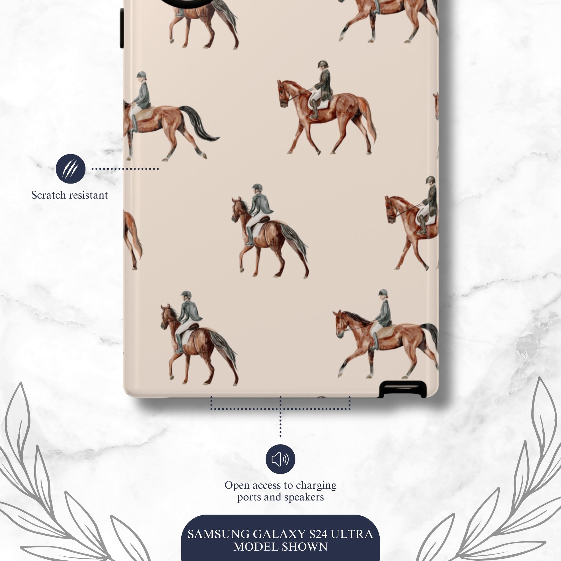 Graceful Gallop - Samsung Galaxy Case Phone Case-aesthetic phone case-shockproof phone case-cute phone case-designer phone case-elegant phone case-luxury phone case-phone accessories-fashion accessory