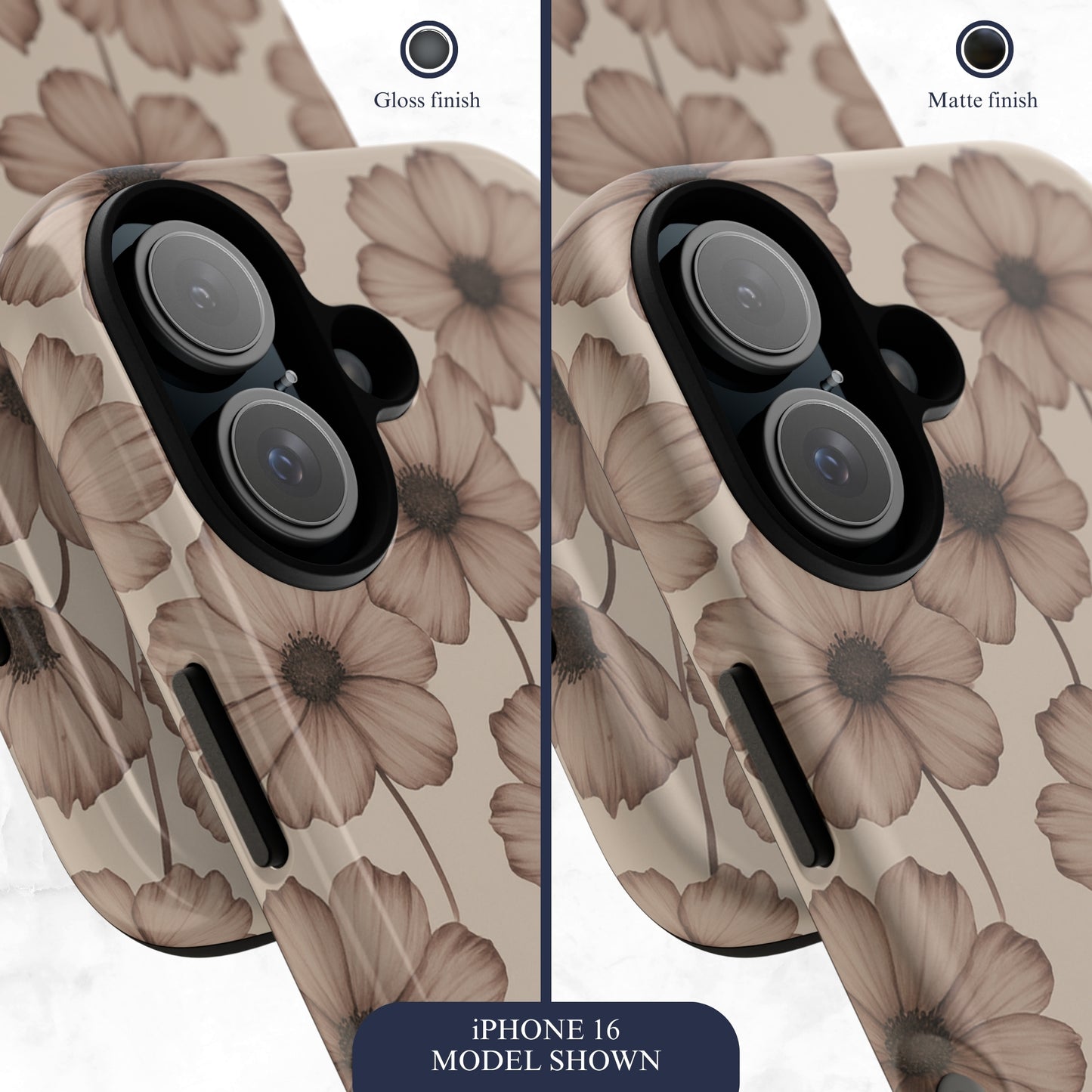 Sepia Bloom - iPhone Case Phone Case-aesthetic phone case-shockproof phone case-cute phone case-designer phone case-elegant phone case-luxury phone case-phone accessories-fashion accessory