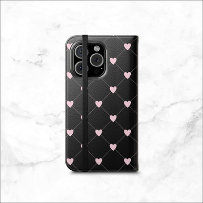 Dark Romance - iPhone Flip Case Wallet, Leather Folio Case Phone Case-aesthetic phone case-shockproof phone case-cute phone case-designer phone case-elegant phone case-luxury phone case-phone accessories-fashion accessory