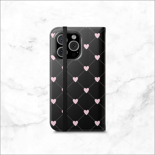 Dark Romance - iPhone Flip Case Wallet, Leather Folio Case Phone Case-aesthetic phone case-shockproof phone case-cute phone case-designer phone case-elegant phone case-luxury phone case-phone accessories-fashion accessory