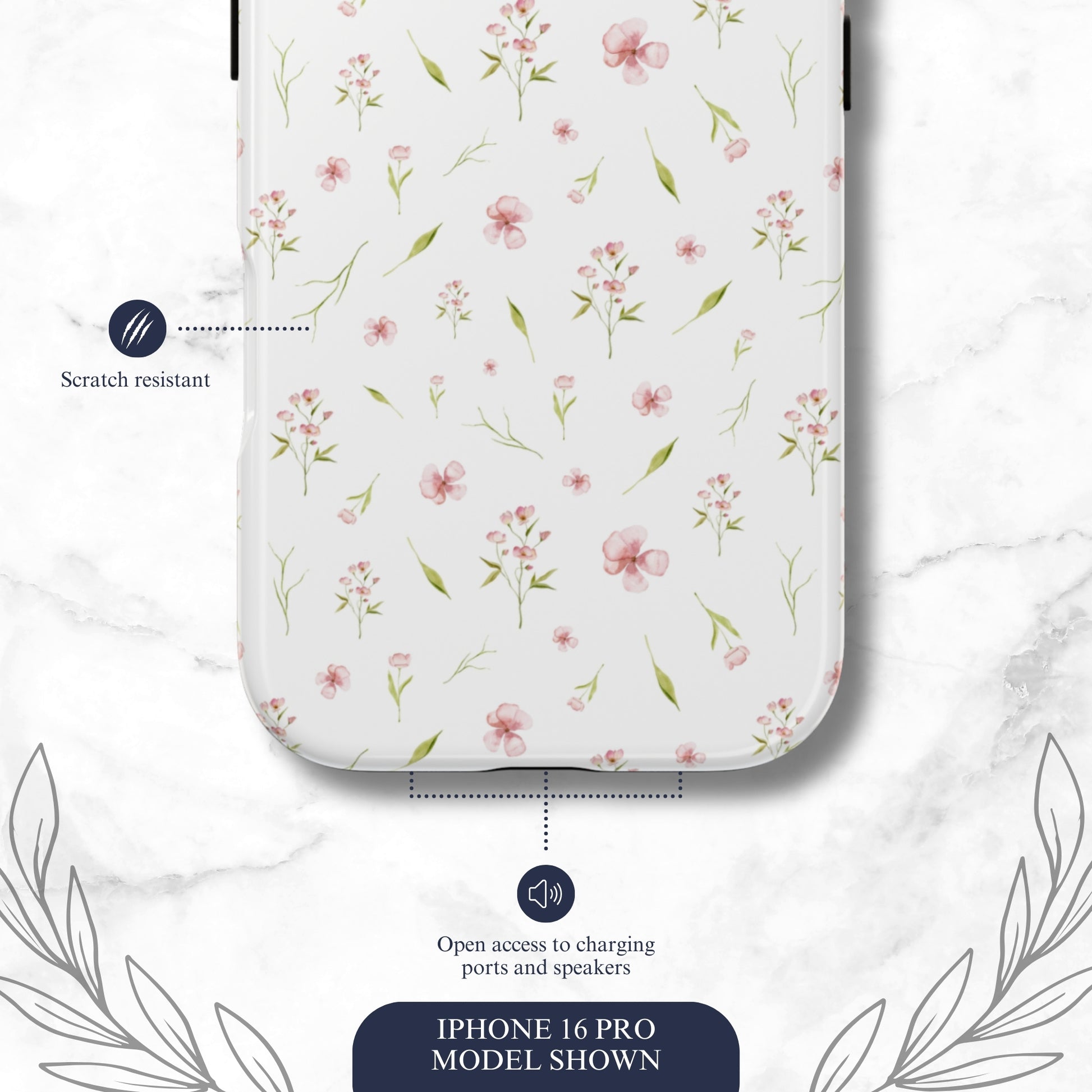 Gentle Wish - iPhone Case Phone Case-aesthetic phone case-shockproof phone case-cute phone case-designer phone case-elegant phone case-luxury phone case-phone accessories-fashion accessory