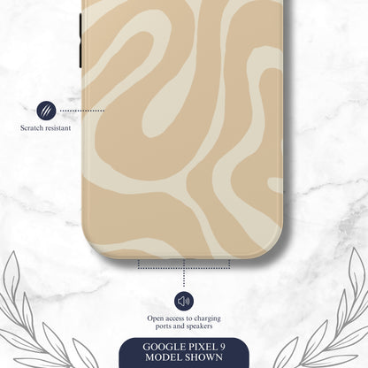 Caramel Twist - Google Pixel Case Phone Case-aesthetic phone case-shockproof phone case-cute phone case-designer phone case-elegant phone case-luxury phone case-phone accessories-fashion accessory