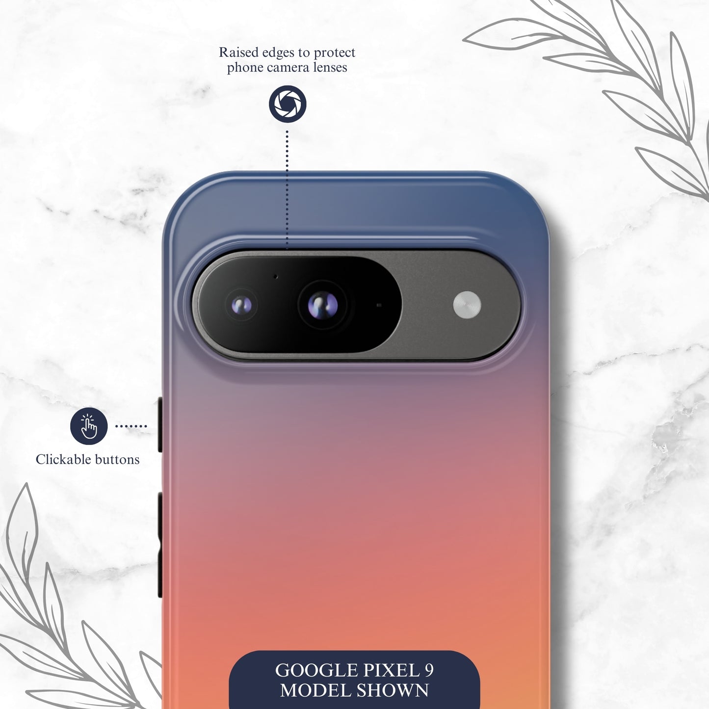 Sunset Aura - Google Pixel Case Phone Case-aesthetic phone case-shockproof phone case-cute phone case-designer phone case-elegant phone case-luxury phone case-phone accessories-fashion accessory