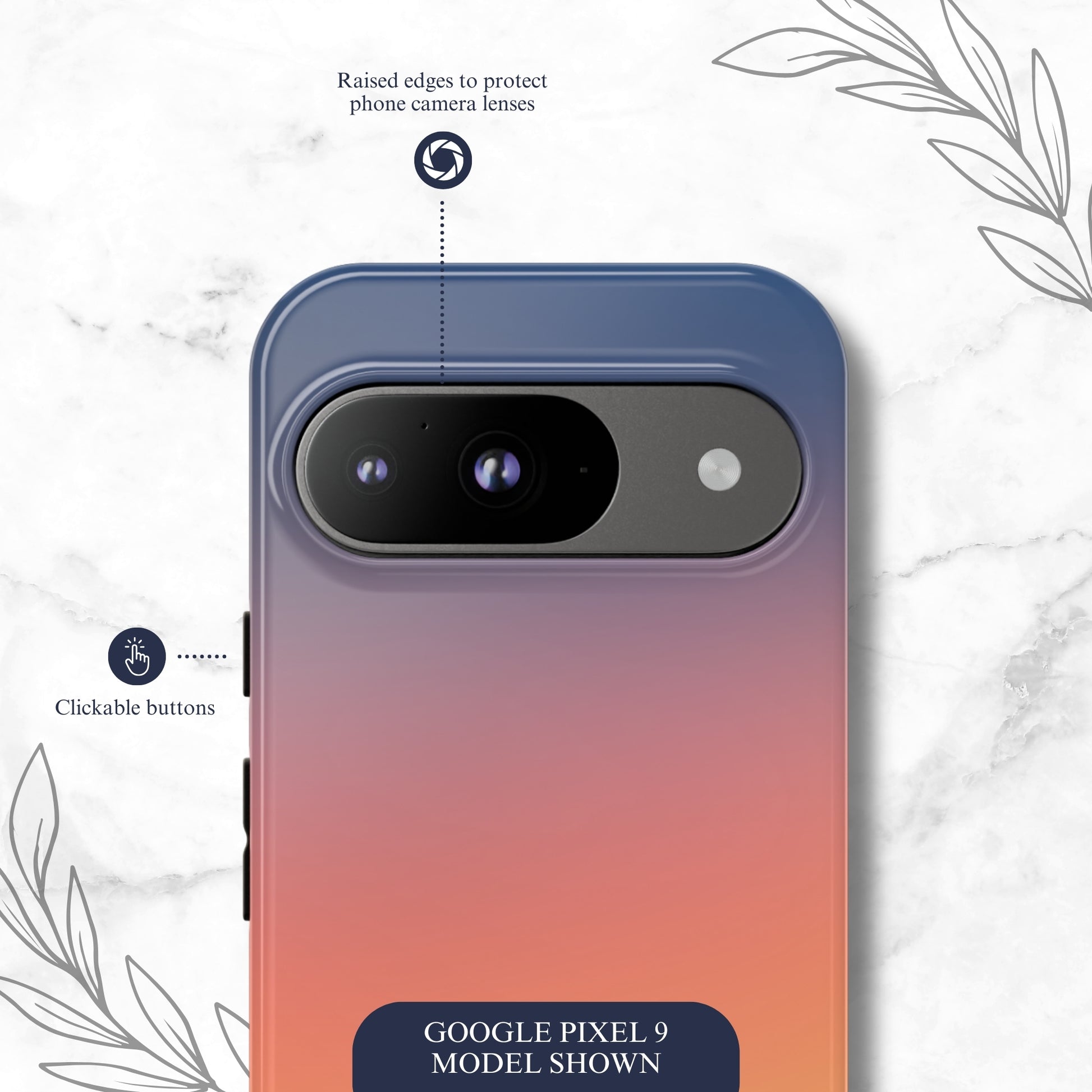 Sunset Aura - Google Pixel Case Phone Case-aesthetic phone case-shockproof phone case-cute phone case-designer phone case-elegant phone case-luxury phone case-phone accessories-fashion accessory