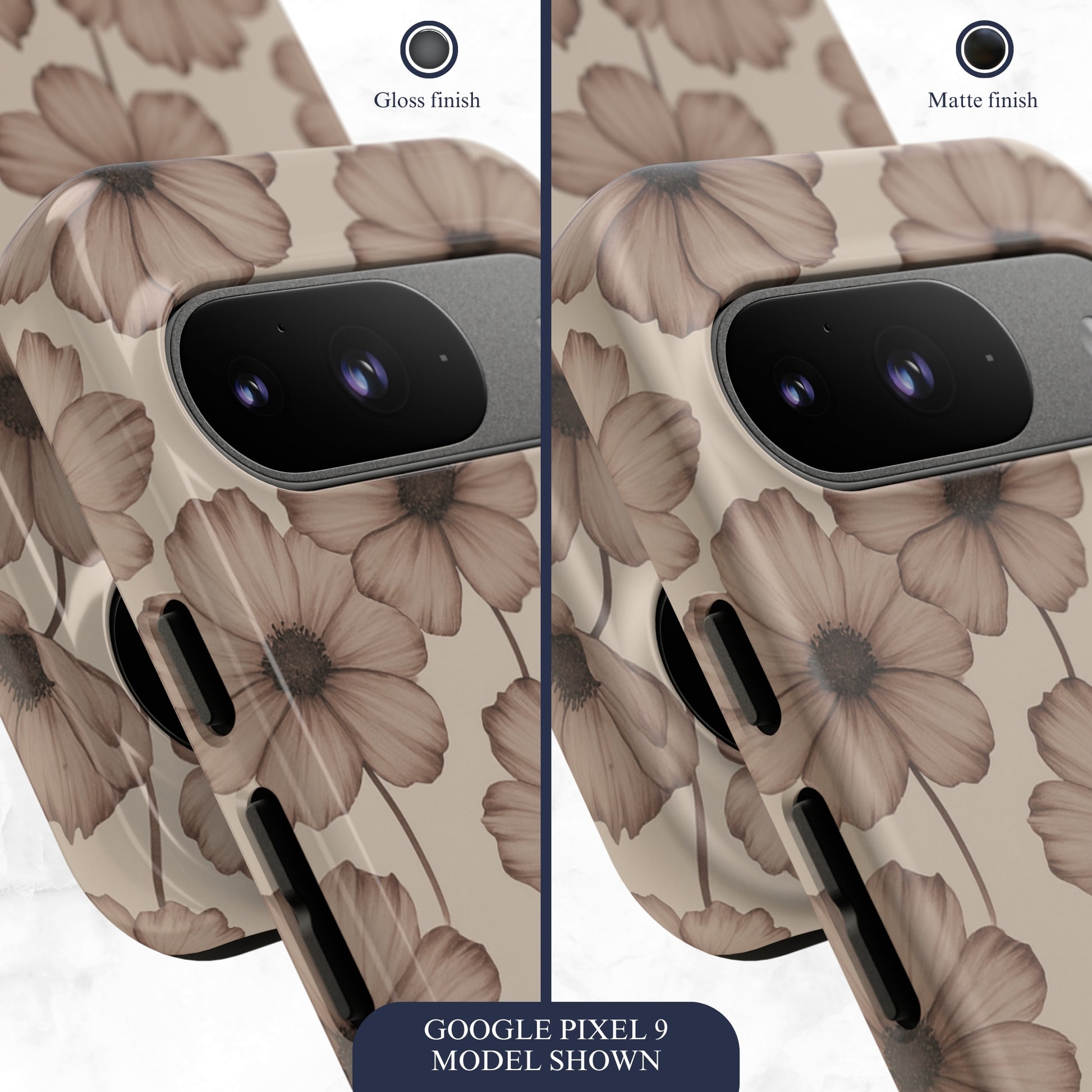 Sepia Bloom - Google Pixel Case Phone Case-aesthetic phone case-shockproof phone case-cute phone case-designer phone case-elegant phone case-luxury phone case-phone accessories-fashion accessory
