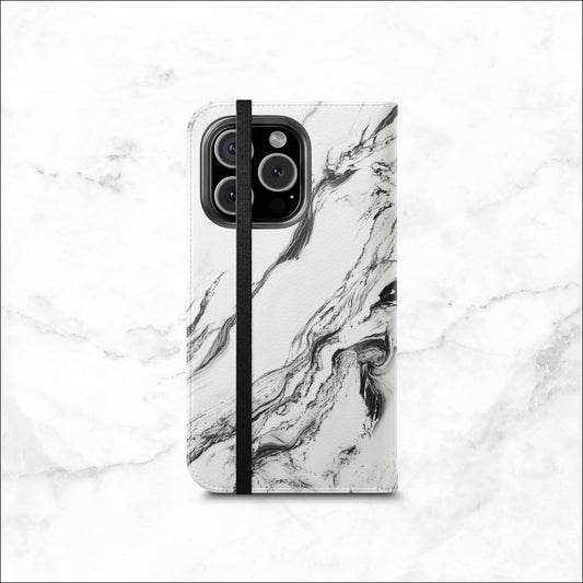 Contrast - iPhone Flip Case Wallet, Leather Folio Case Phone Case-aesthetic phone case-shockproof phone case-cute phone case-designer phone case-elegant phone case-luxury phone case-phone accessories-fashion accessory