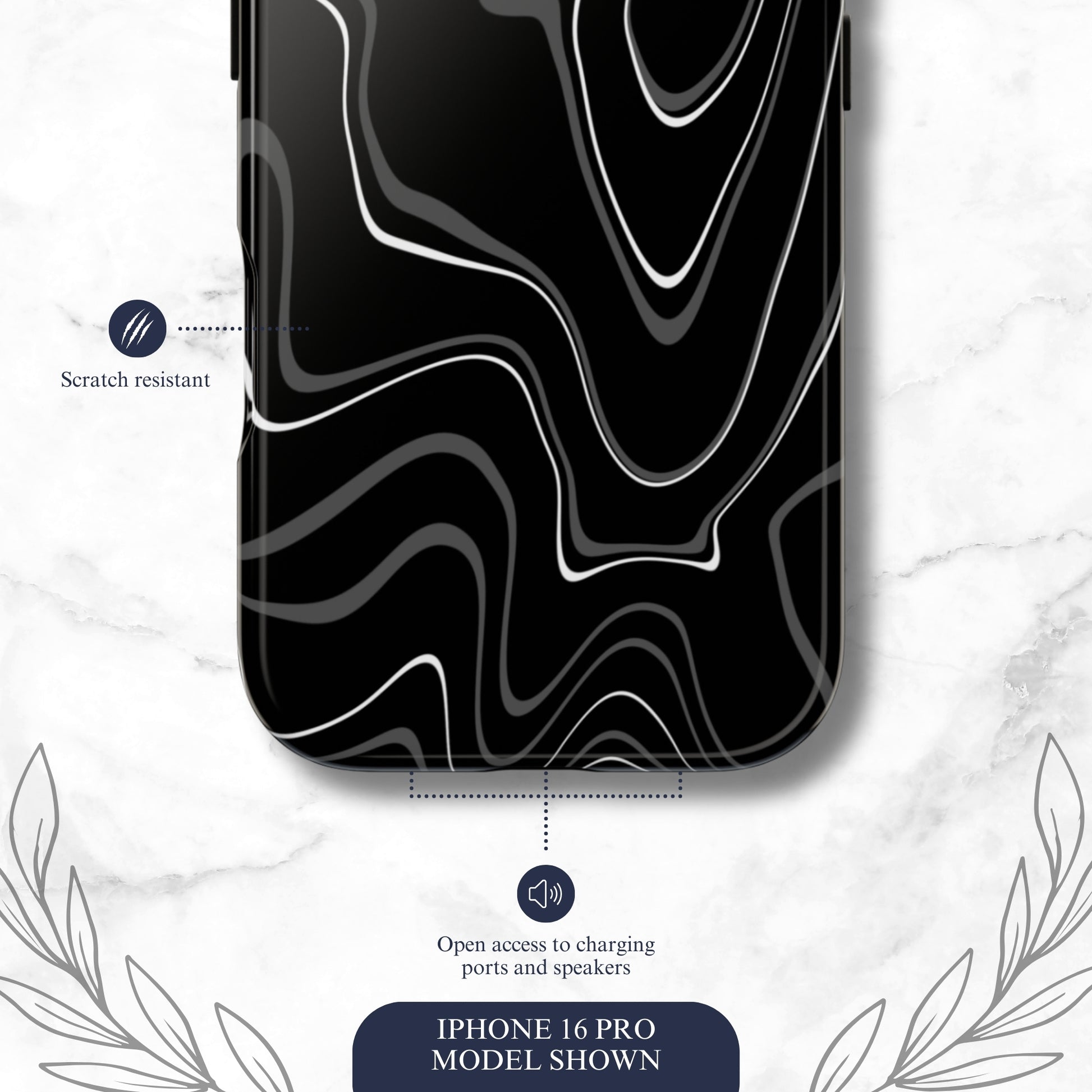 Night Threads - iPhone Case Phone Case-aesthetic phone case-shockproof phone case-cute phone case-designer phone case-elegant phone case-luxury phone case-phone accessories-fashion accessory