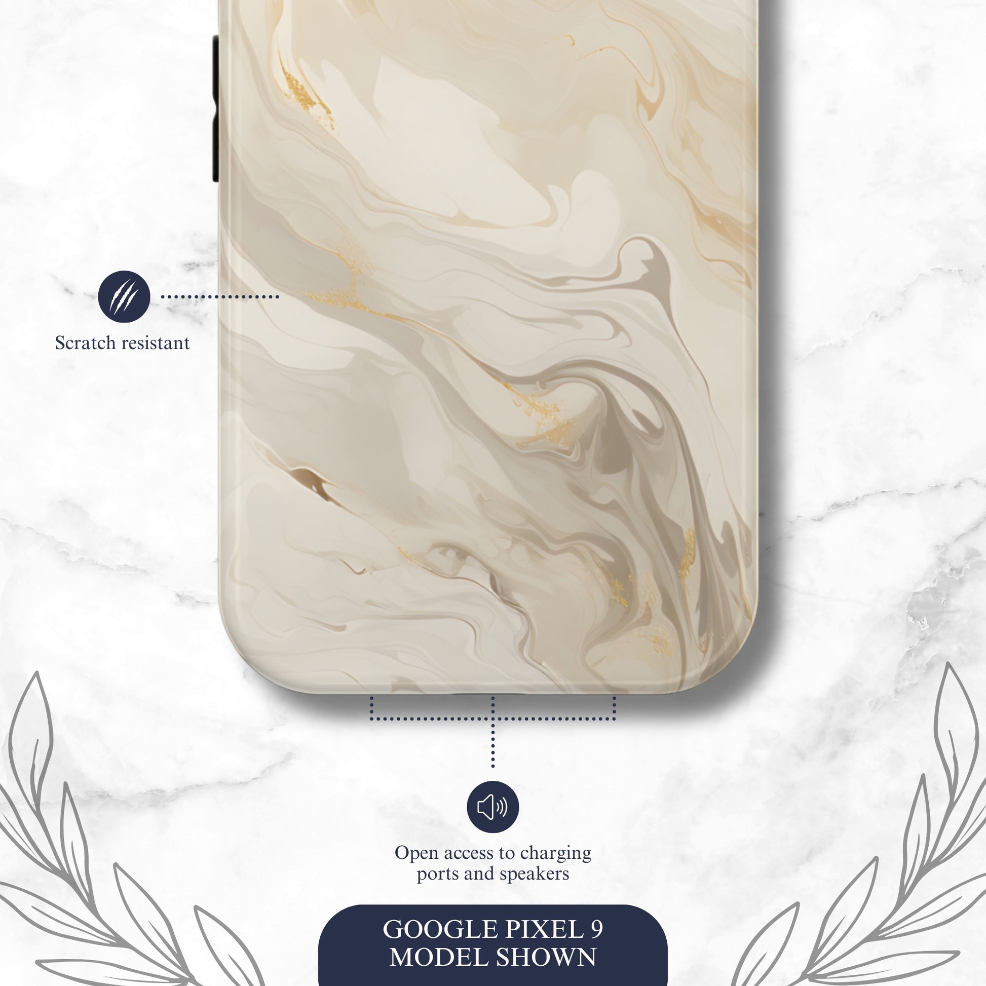 Double Cream - Google Pixel Case Phone Case-aesthetic phone case-shockproof phone case-cute phone case-designer phone case-elegant phone case-luxury phone case-phone accessories-fashion accessory