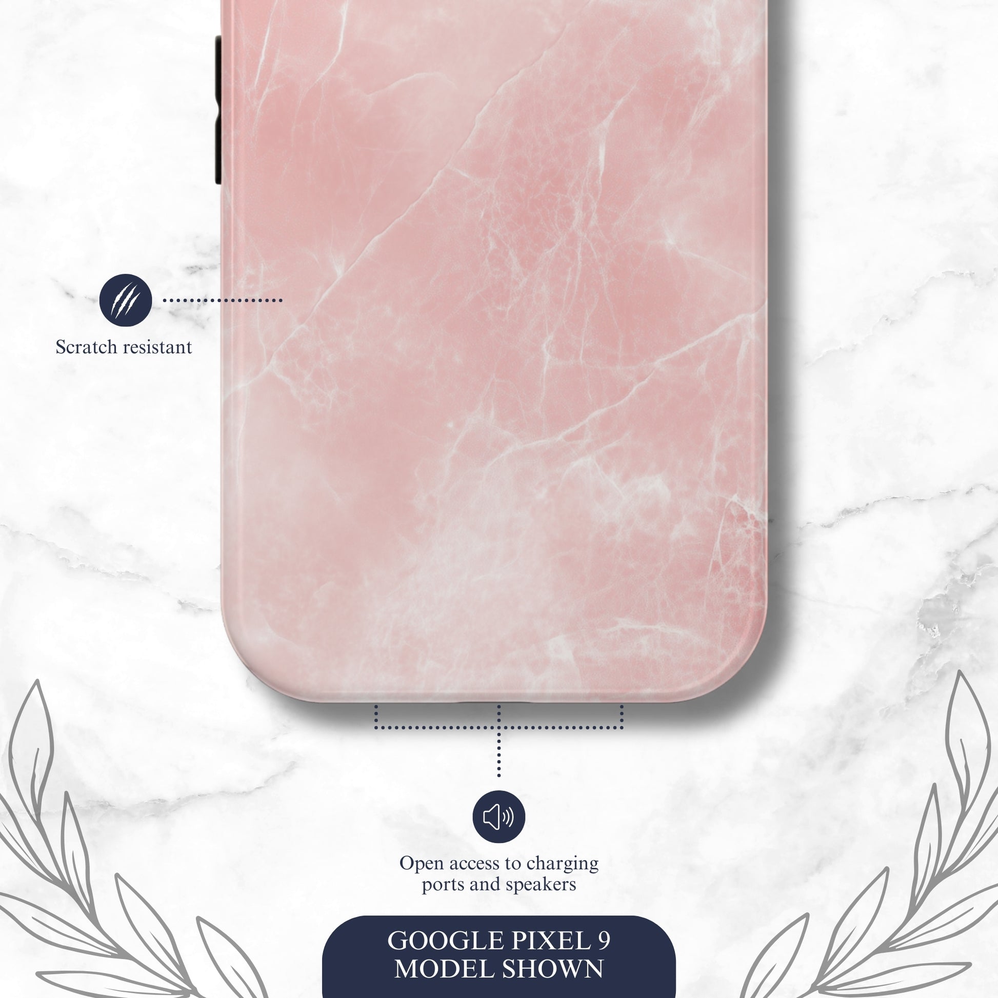 Rosy Gossip - Google Pixel Case Phone Case-aesthetic phone case-shockproof phone case-cute phone case-designer phone case-elegant phone case-luxury phone case-phone accessories-fashion accessory