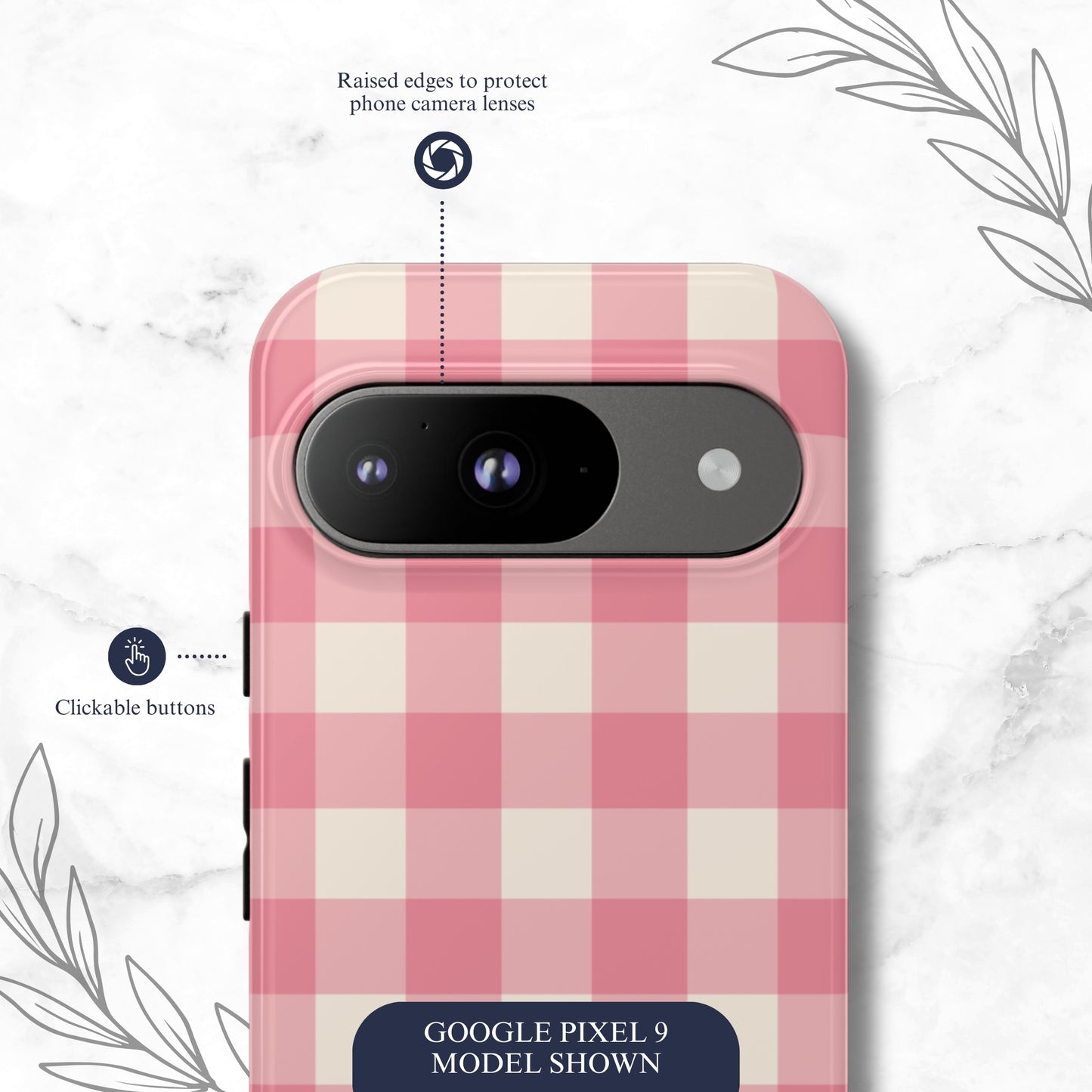 Pretty Pink - Google Pixel Case Phone Case-aesthetic phone case-shockproof phone case-cute phone case-designer phone case-elegant phone case-luxury phone case-phone accessories-fashion accessory