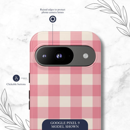 Pretty Pink - Google Pixel Case Phone Case-aesthetic phone case-shockproof phone case-cute phone case-designer phone case-elegant phone case-luxury phone case-phone accessories-fashion accessory