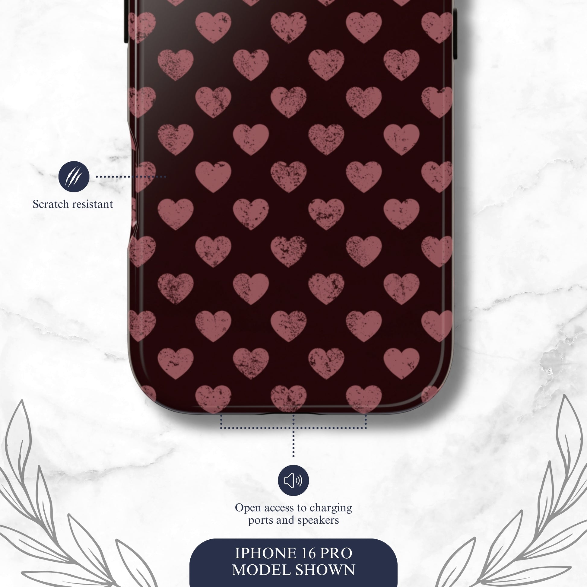 Velvet Vow - iPhone Case Phone Case-aesthetic phone case-shockproof phone case-cute phone case-designer phone case-elegant phone case-luxury phone case-phone accessories-fashion accessory