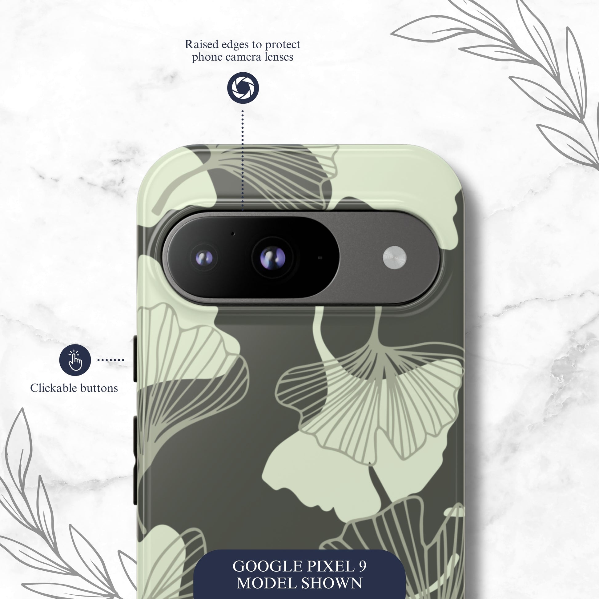 Wilted Presence - Google Pixel Case Phone Case-aesthetic phone case-shockproof phone case-cute phone case-designer phone case-elegant phone case-luxury phone case-phone accessories-fashion accessory