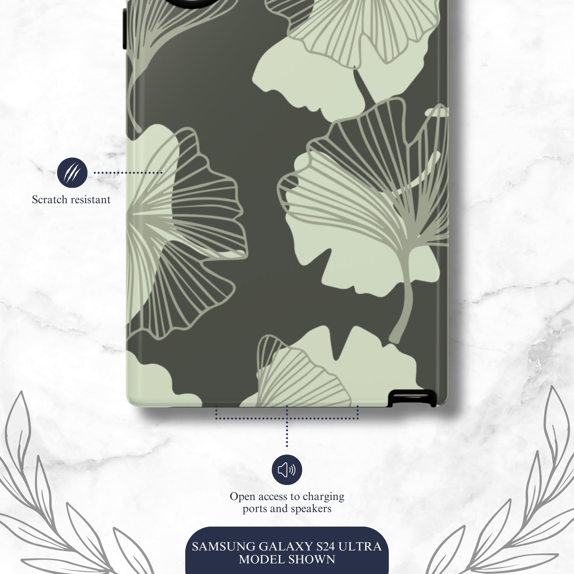 Wilted Presence - Samsung Galaxy Case Phone Case-aesthetic phone case-shockproof phone case-cute phone case-designer phone case-elegant phone case-luxury phone case-phone accessories-fashion accessory