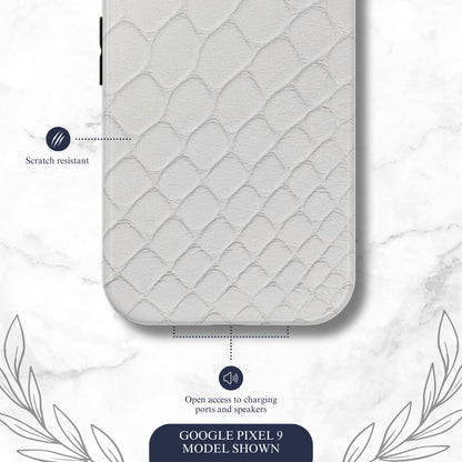 White Serpent - Google Pixel Case Phone Case-aesthetic phone case-shockproof phone case-cute phone case-designer phone case-elegant phone case-luxury phone case-phone accessories-fashion accessory