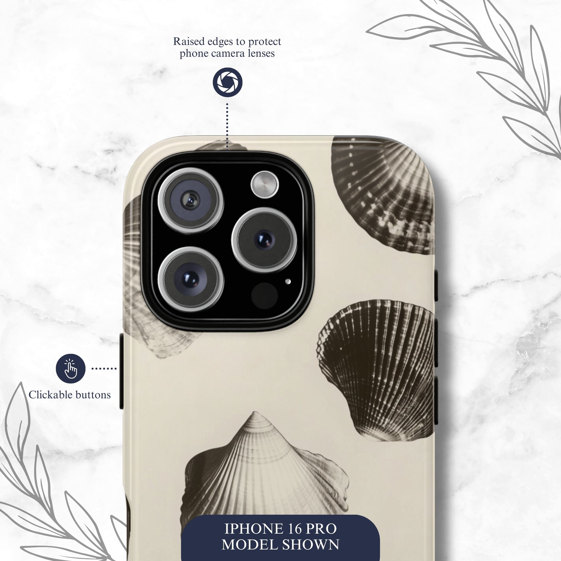 Ocean Whisper - iPhone Case Phone Case-aesthetic phone case-shockproof phone case-cute phone case-designer phone case-elegant phone case-luxury phone case-phone accessories-fashion accessory