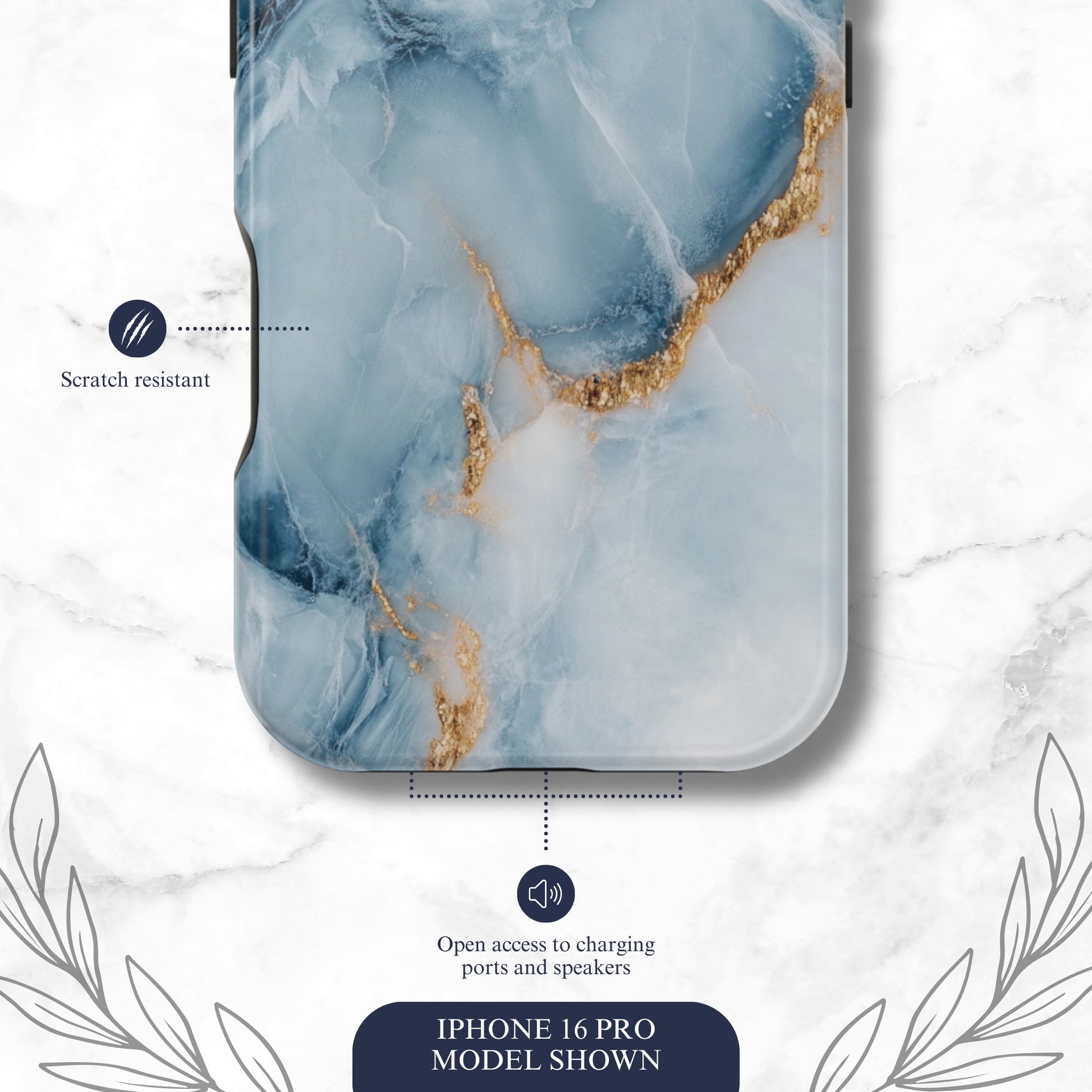 Glacier - Magsafe iPhone Case Phone Case-aesthetic phone case-shockproof phone case-cute phone case-designer phone case-elegant phone case-luxury phone case-phone accessories-fashion accessory