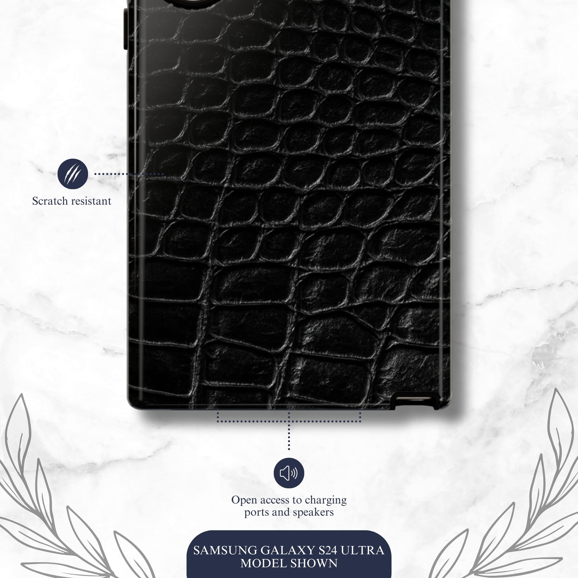 Black Viper - Samsung Galaxy Case Phone Case-aesthetic phone case-shockproof phone case-cute phone case-designer phone case-elegant phone case-luxury phone case-phone accessories-fashion accessory