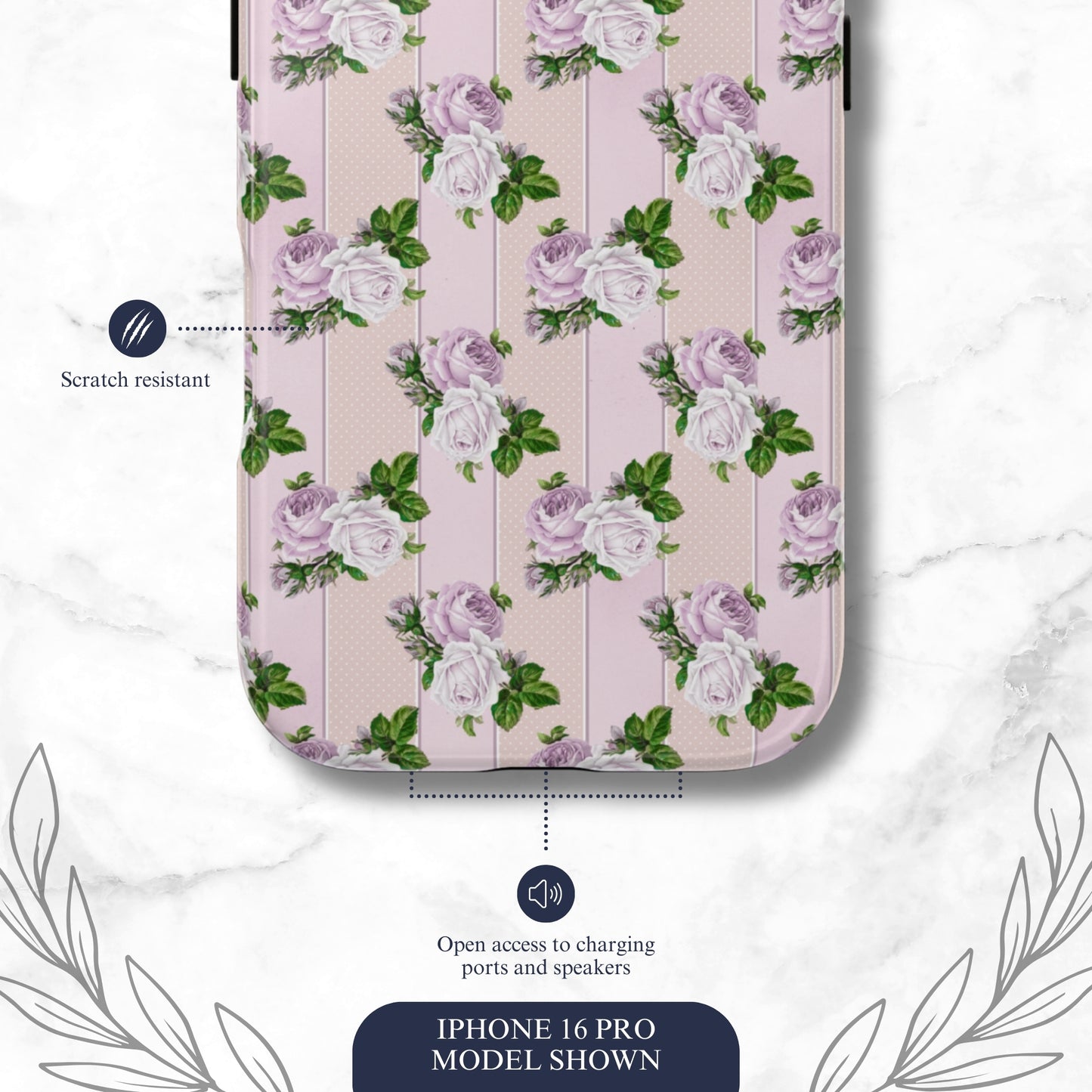 Softly Spoken - iPhone Case Phone Case-aesthetic phone case-shockproof phone case-cute phone case-designer phone case-elegant phone case-luxury phone case-phone accessories-fashion accessory